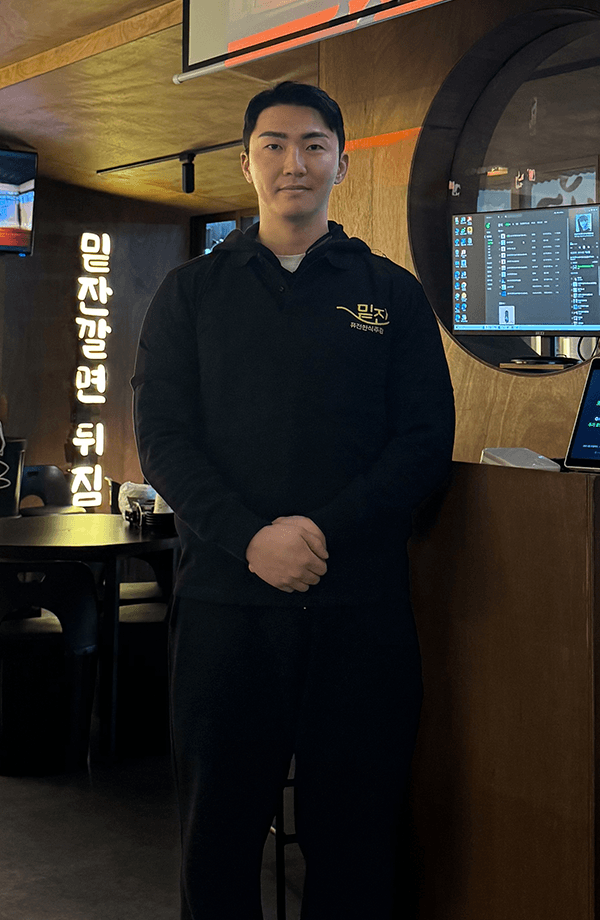 밑잔 군산 수송점 점주 인터뷰 사진