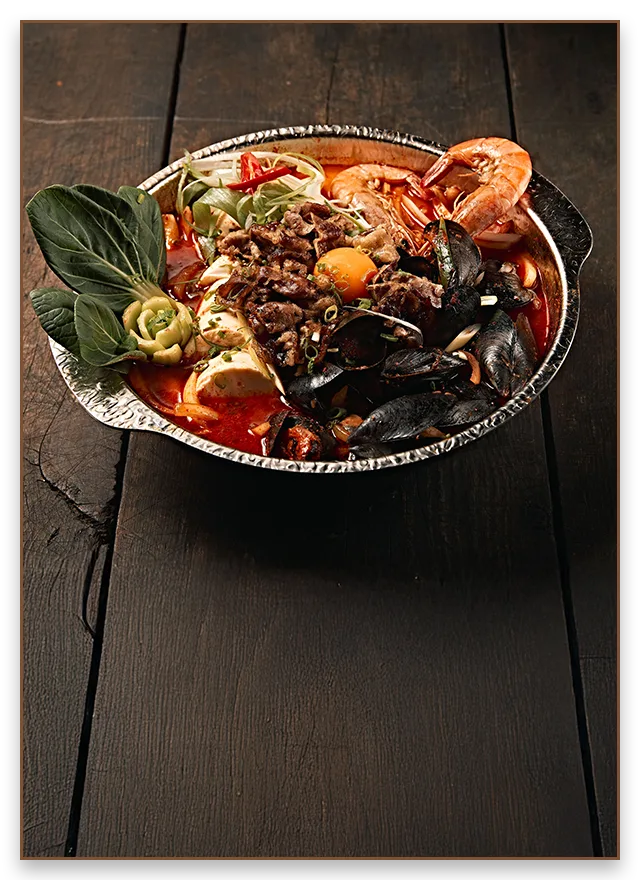 우삼겹 짬뽕 순두부