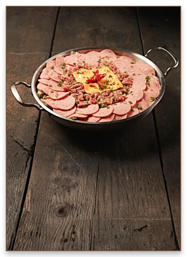 햄폭탄부대찌개